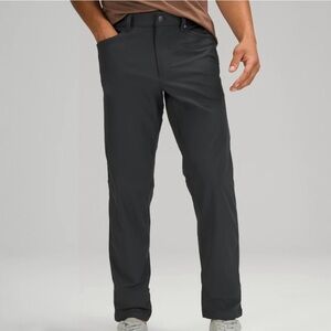 Lululemon ABC Warpstreme Pant Classic Fit Black 5 pocket Men's Size 36
